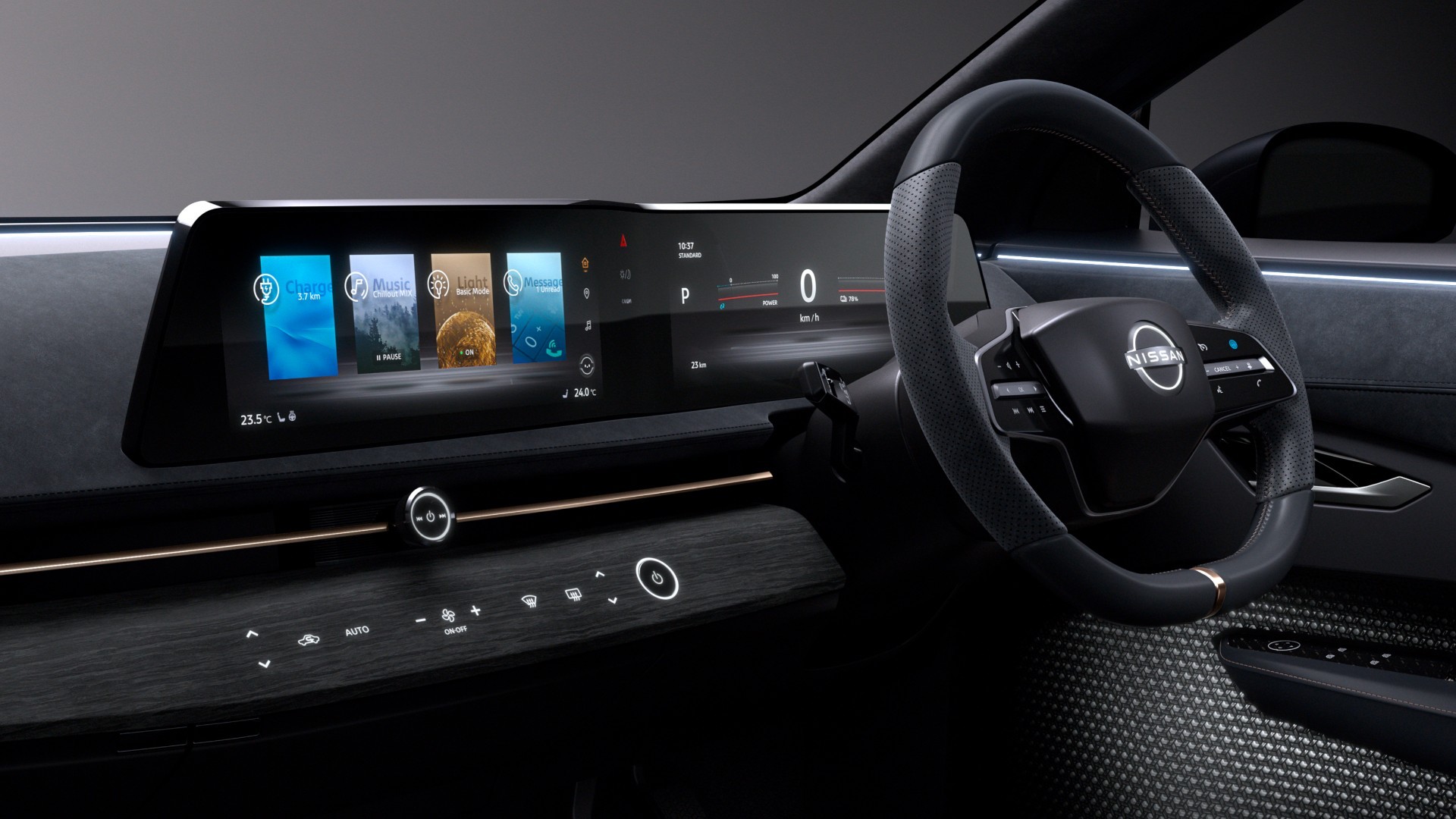 Nissan Ariya và công nghệ màn hình mới
